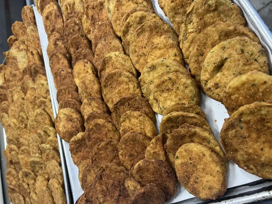 breaded and fried cutlets
