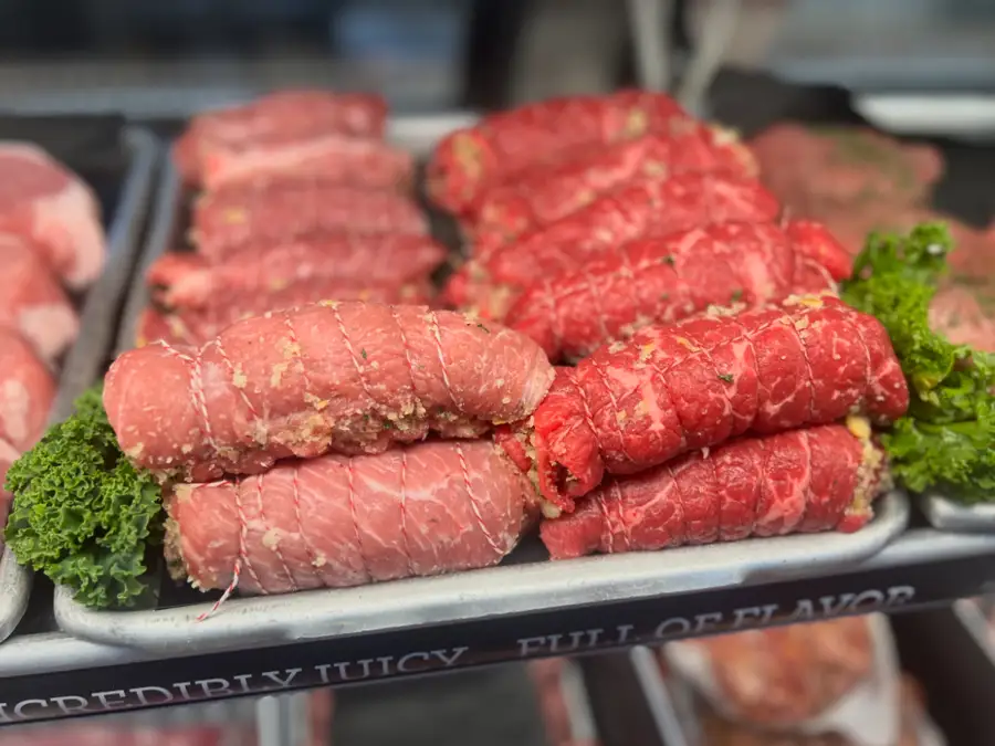 Hand Rolled Pork & Beef Braciole